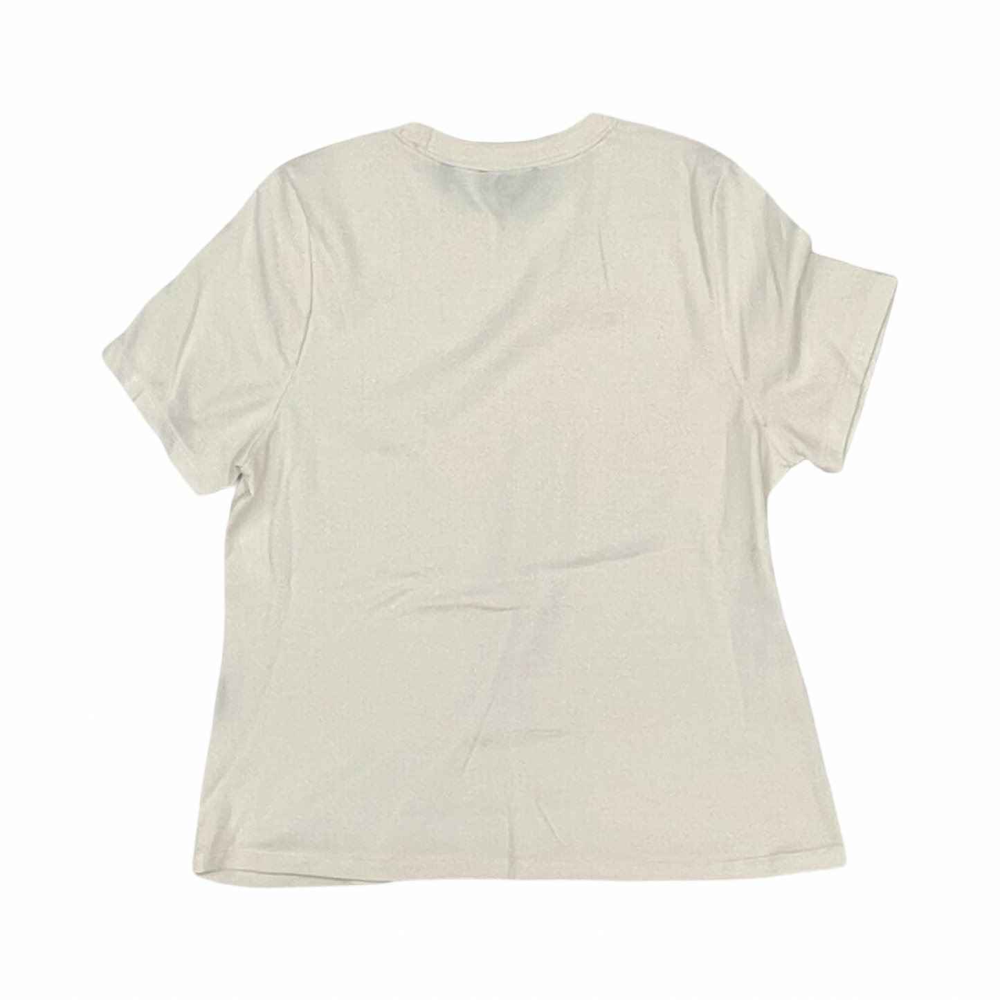 Top Ss Basic By Donna Karan In White, Size:L