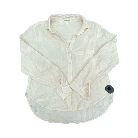 Top Ls By Cloth & Stone In Pink, Size:S
