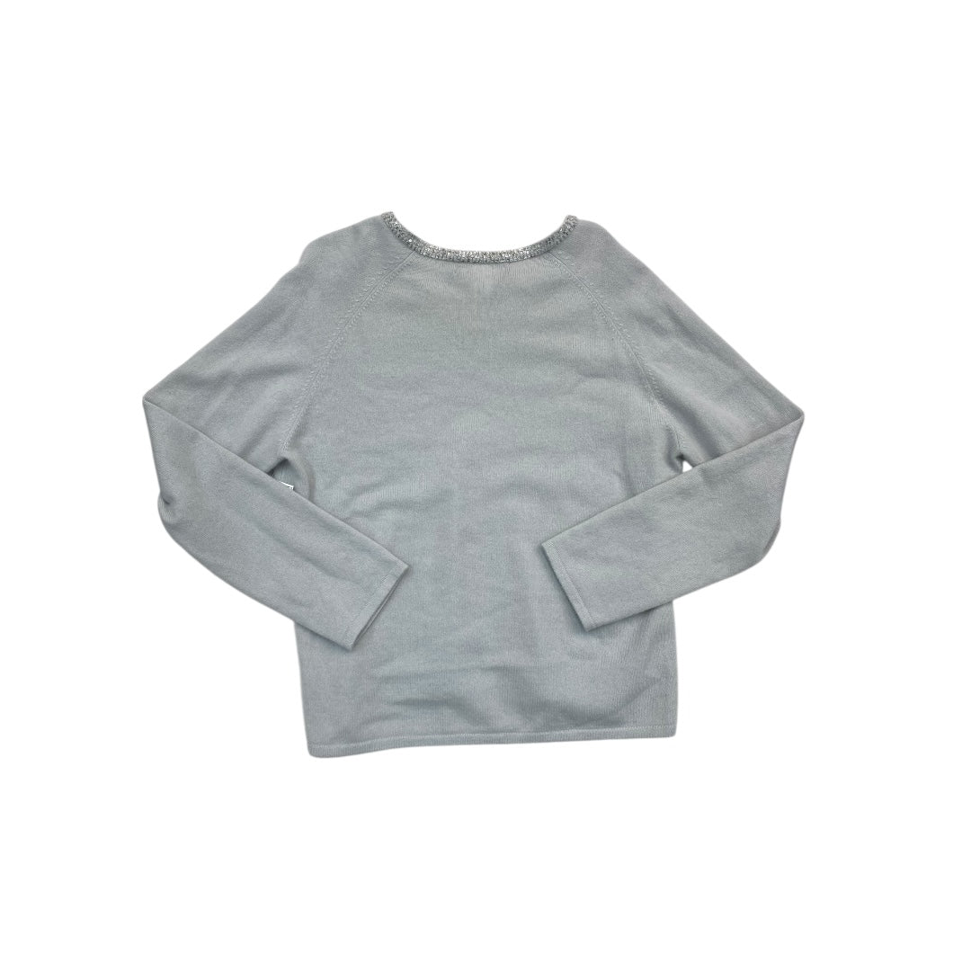 Sweater Cashmere By Jones New York In Blue, Size:Xl