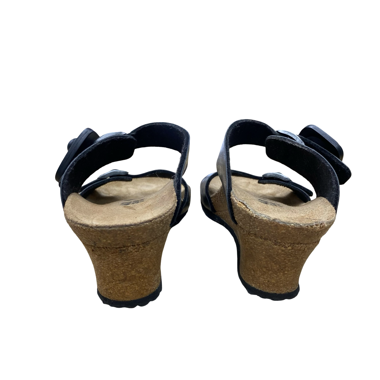 Sandals Designer By Birkenstock In Black, Size:9