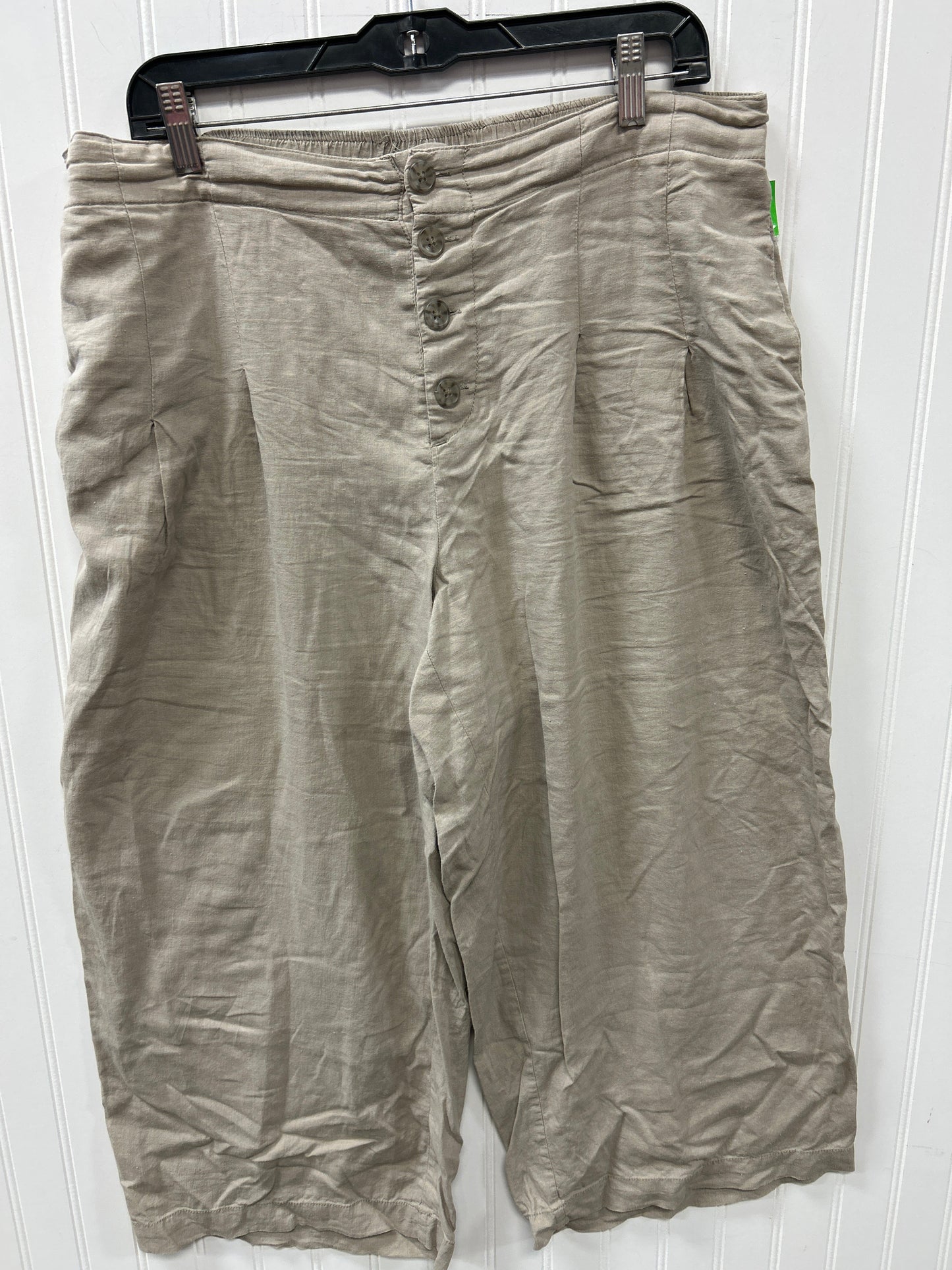 Capris By Sincerely Jules In Grey, Size:Xl