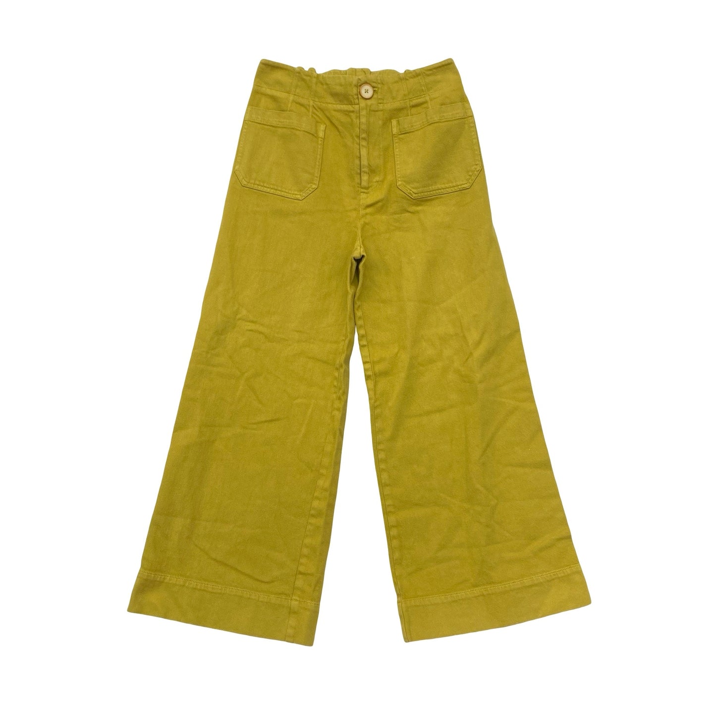 Jeans Wide Leg By Maeve In Gold, Size:S