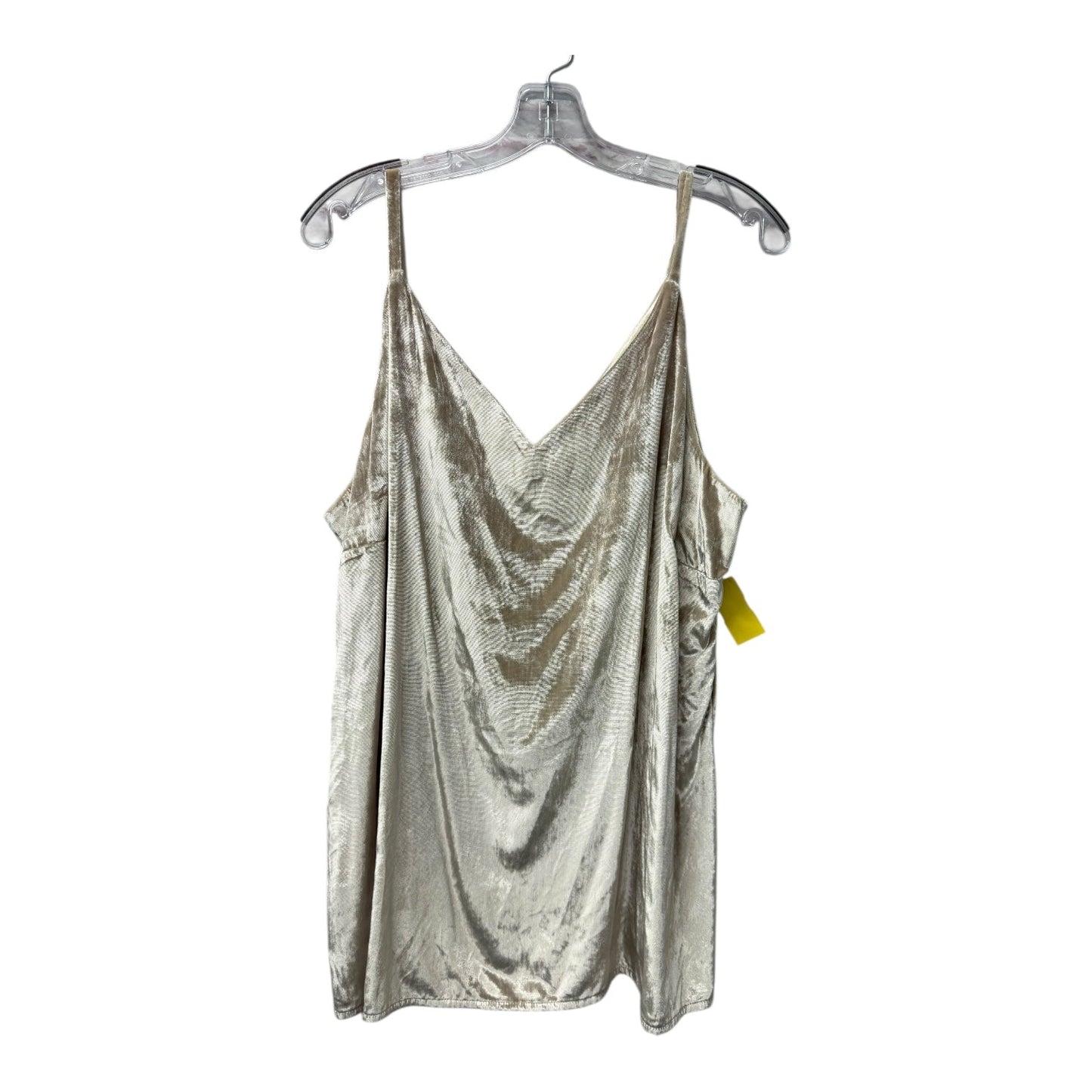 Top Sleeveless By Chicos In Cream, Size:Xl