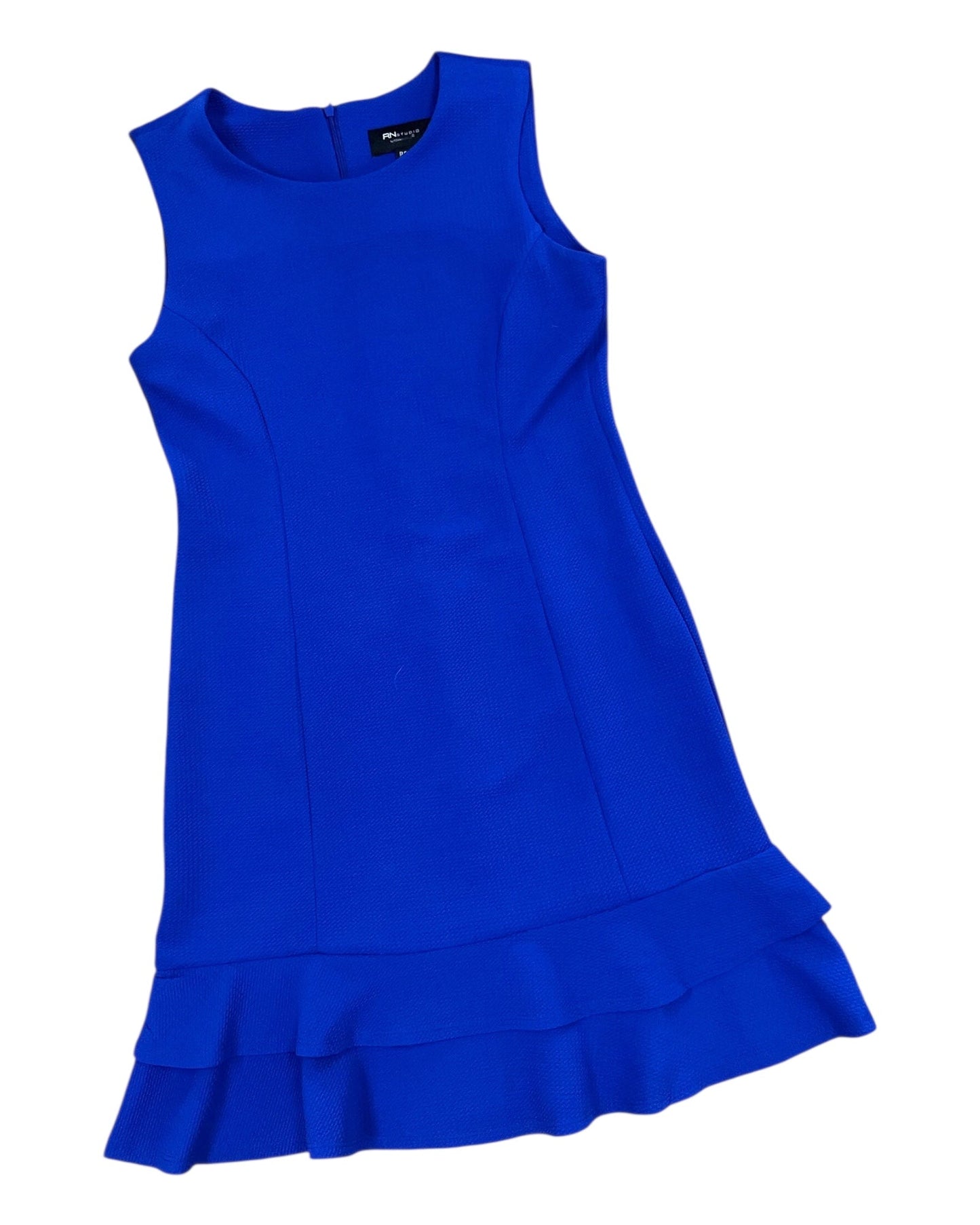 Dress Work By Ronnie Nicole In Blue, Size:Sp