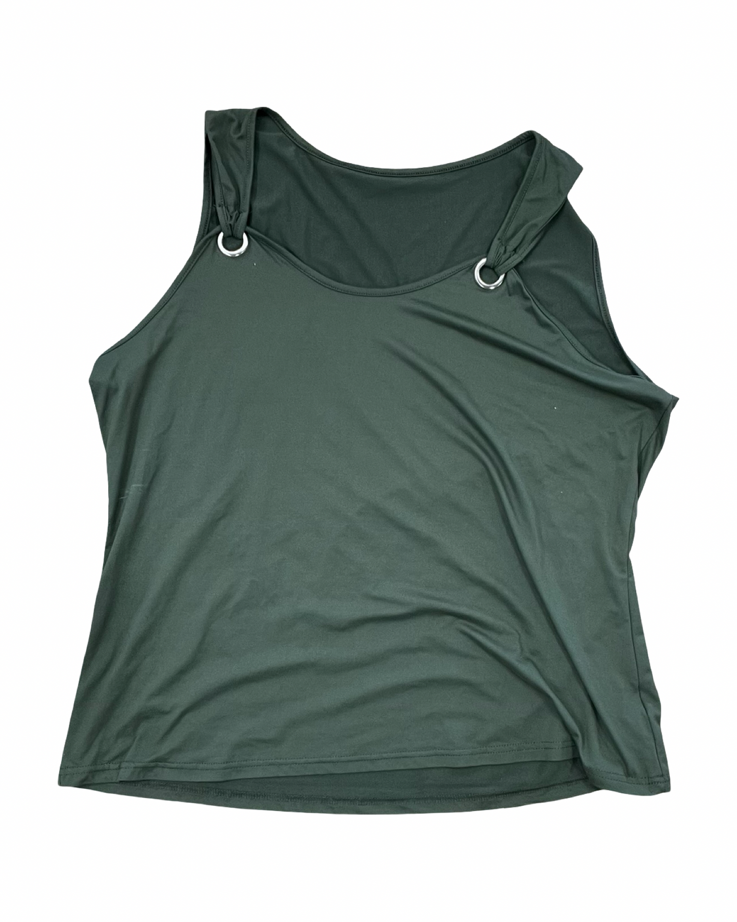 Tank Top By Clothes Mentor In Green, Size:2X