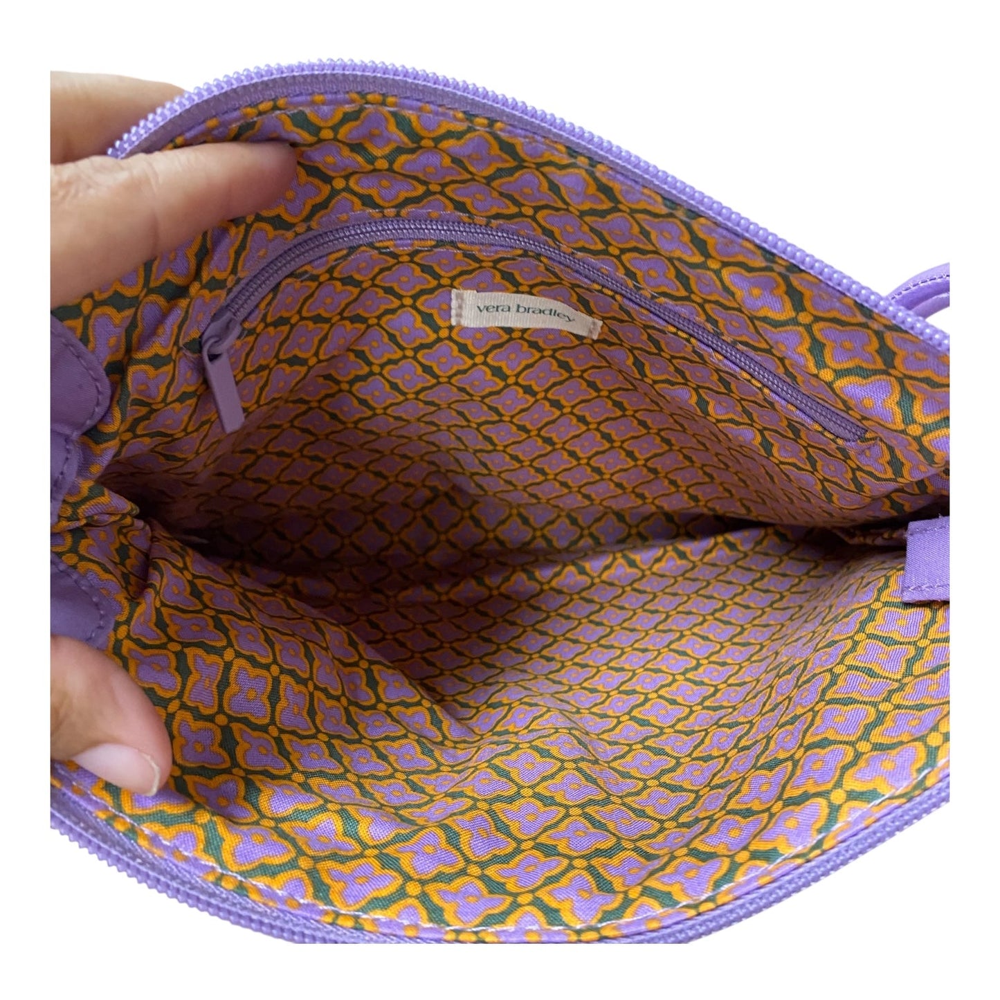 Handbag By Vera Bradley In Purple, Size:Medium