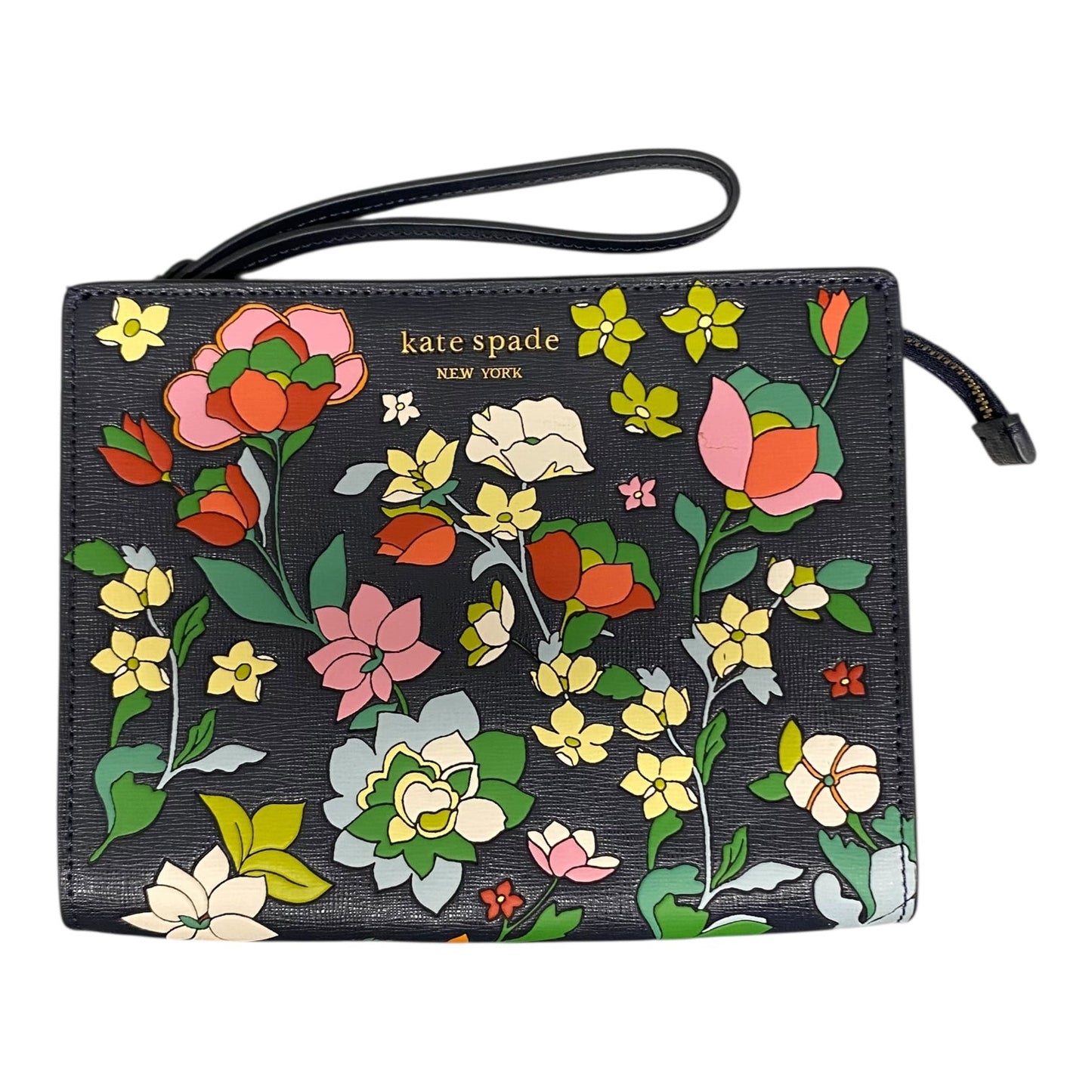 Wristlet Designer By Kate Spade In Blue, Size:Medium