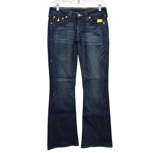 Jeans Boot Cut By True Religion In Blue Denim, Size:4