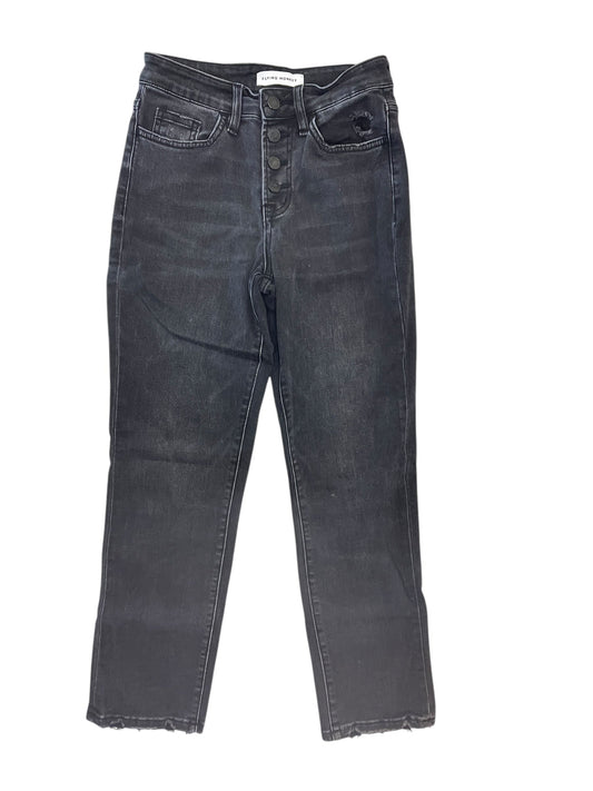 Jeans Straight By Flying Monkey In Black, Size:0P