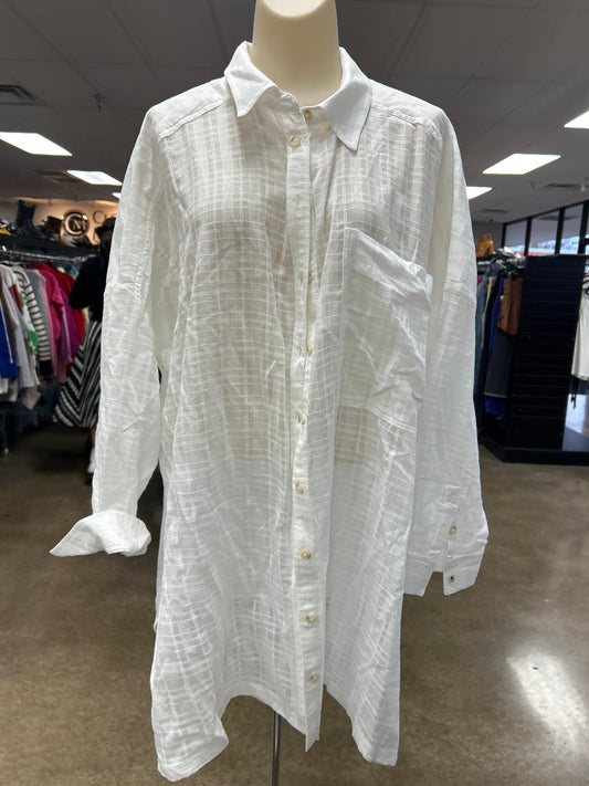 Top Ls By Pilcro In White, Size:M