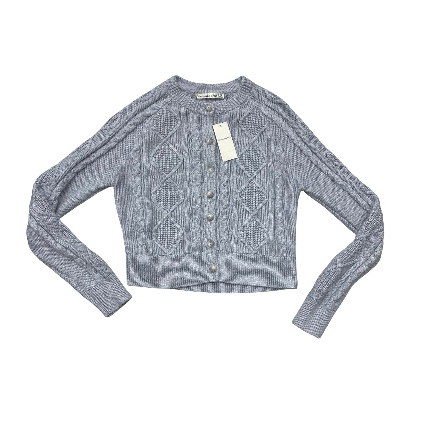 Sweater Cardigan By Abercrombie And Fitch In Blue, Size:Xs