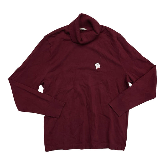 Sweater By Talbots In Maroon, Size:Xl