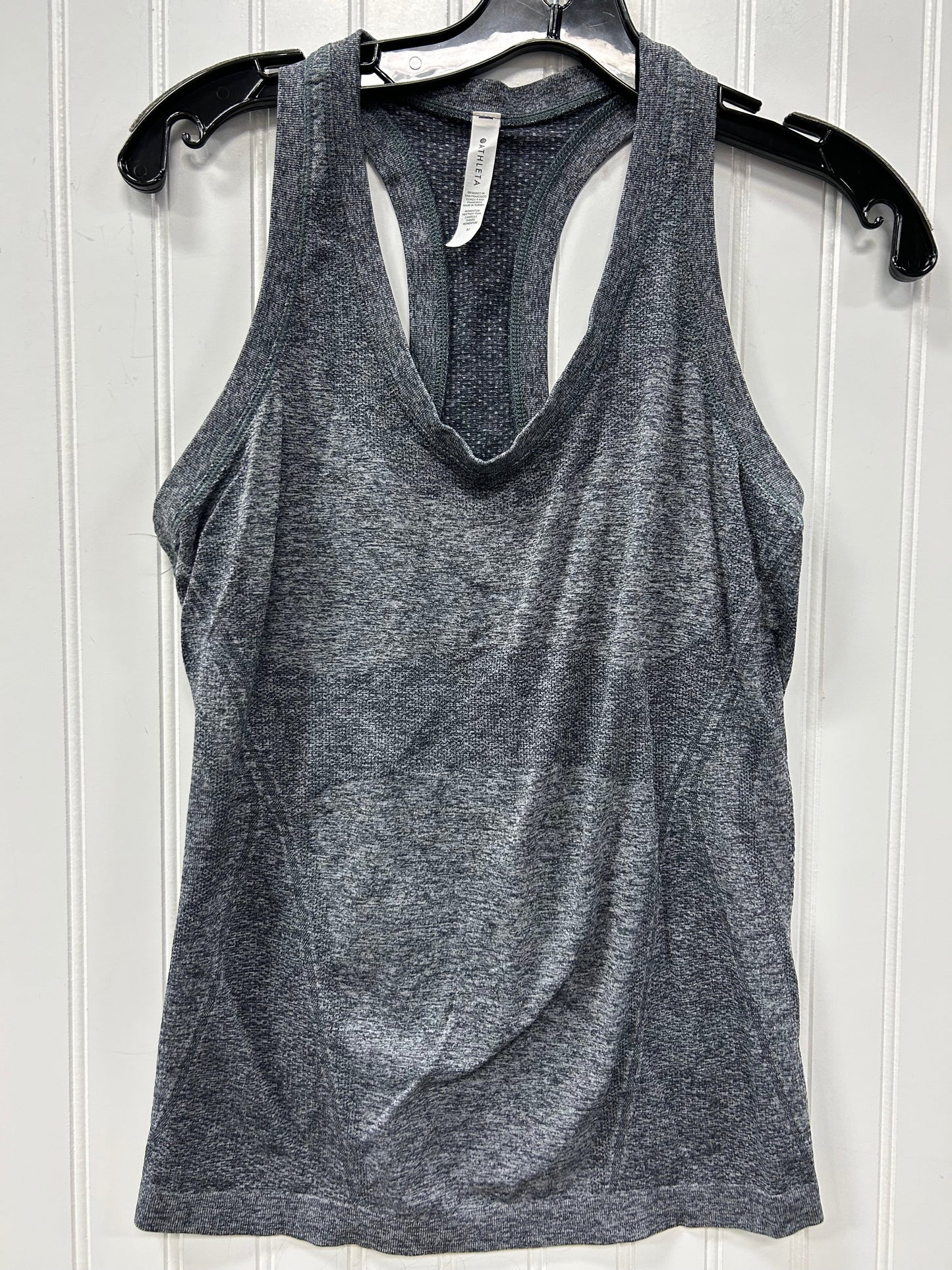 Athletic Tank Top By Athleta In Grey, Size:M