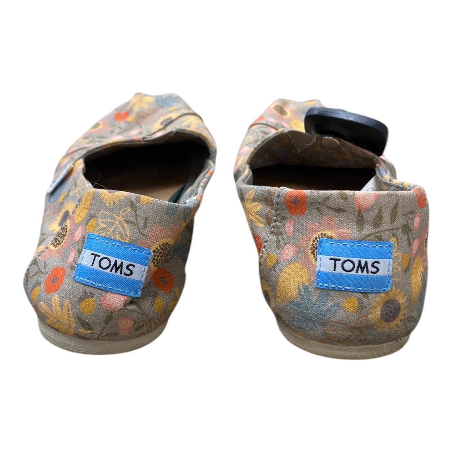 Shoes Flats By Toms In Floral Print, Size:8