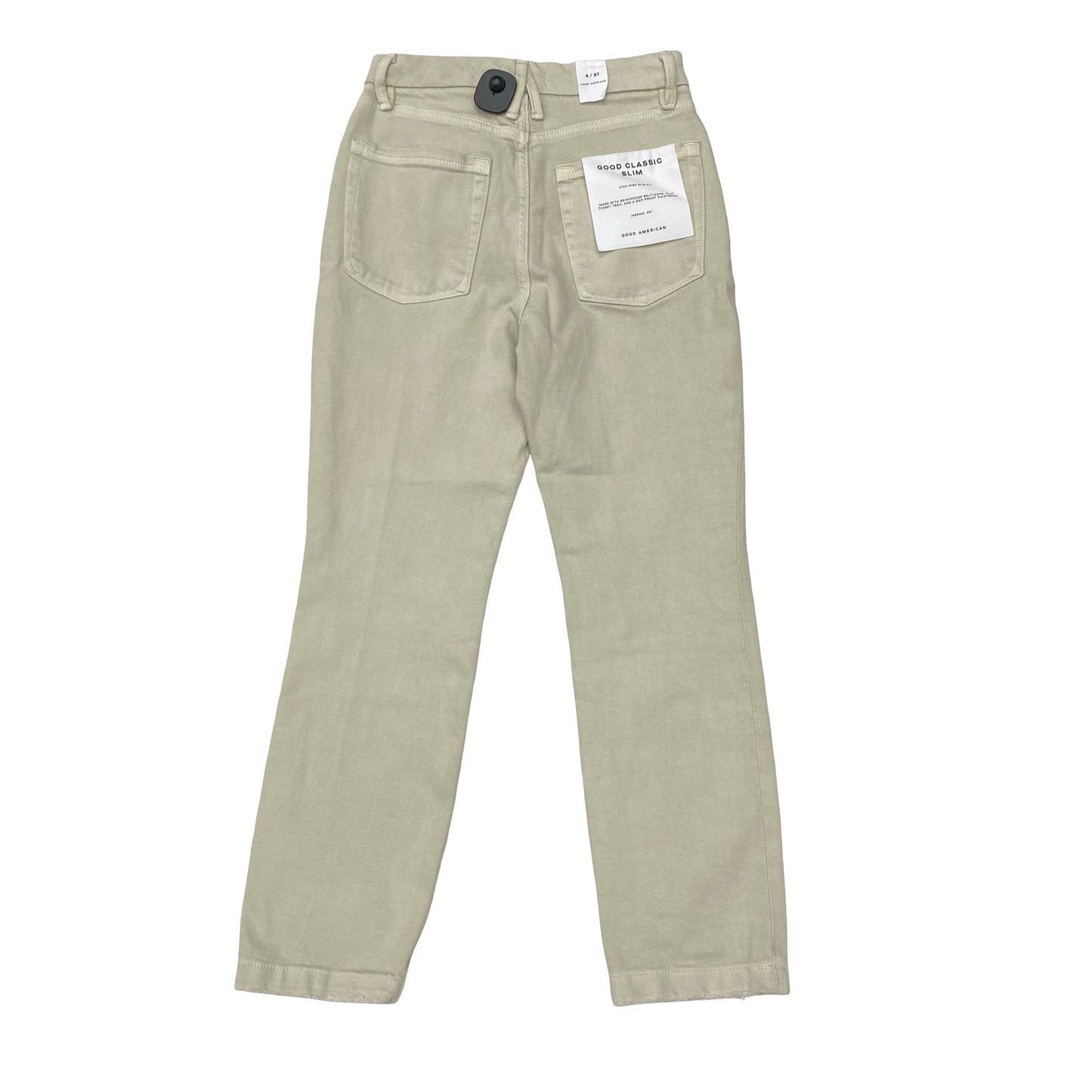 Jeans Straight By Good American In Cream, Size:4