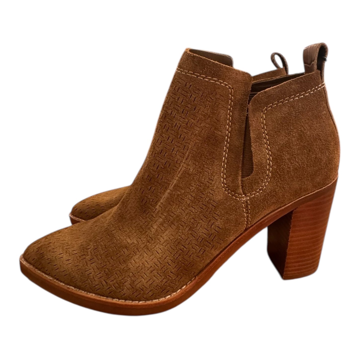 Boots Ankle Heels By Dolce Vita In Brown, Size:9.5