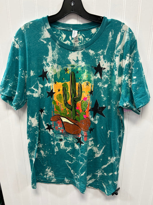 Top Ss By Bella + Canvas In Blue, Size:L