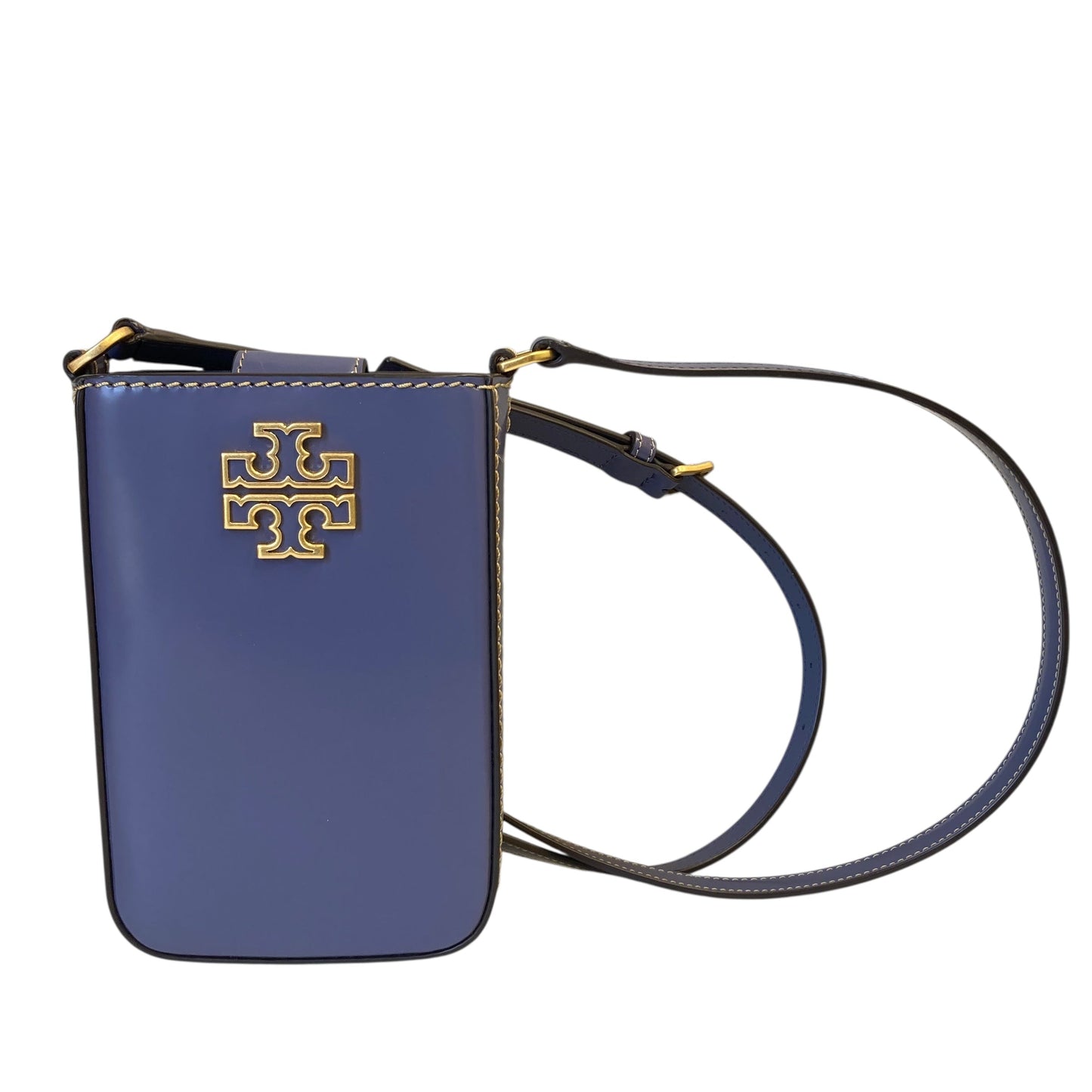 Crossbody Designer By Tory Burch In Purple, Size:Small