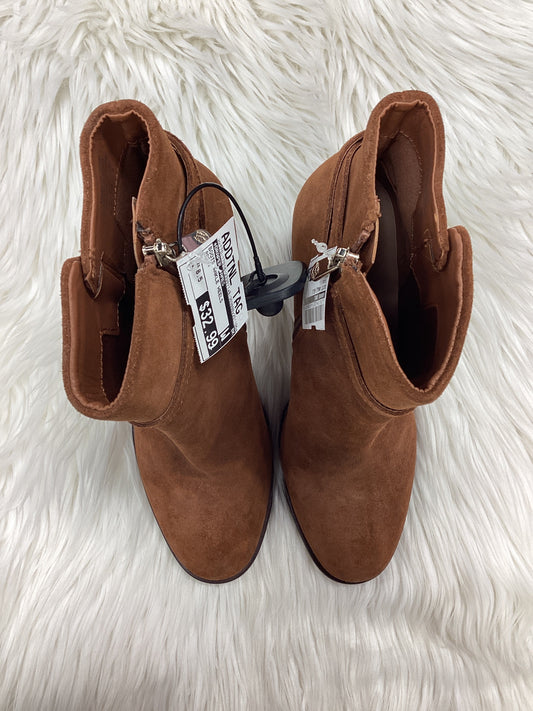Boots Ankle Heels By Draper James In Brown, Size:8.5