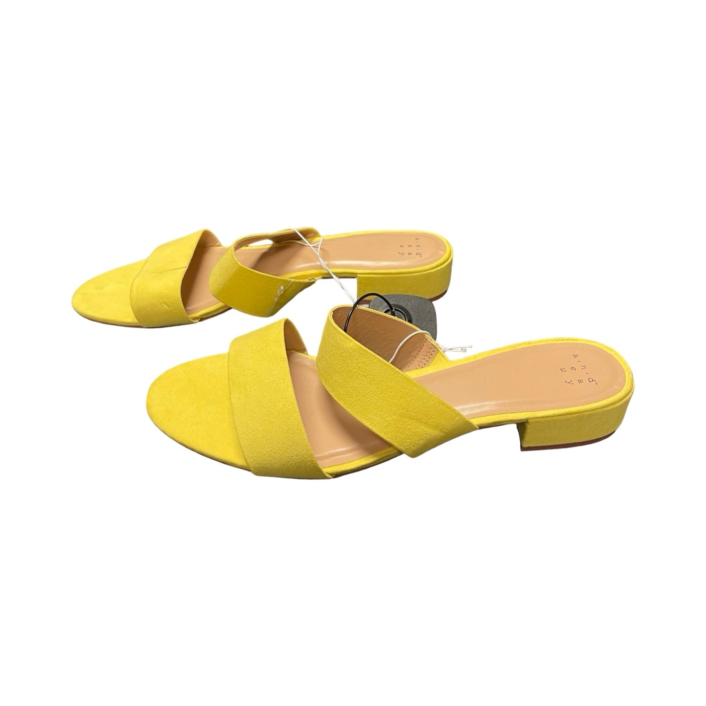 Sandals Flats By A New Day In Yellow, Size:11
