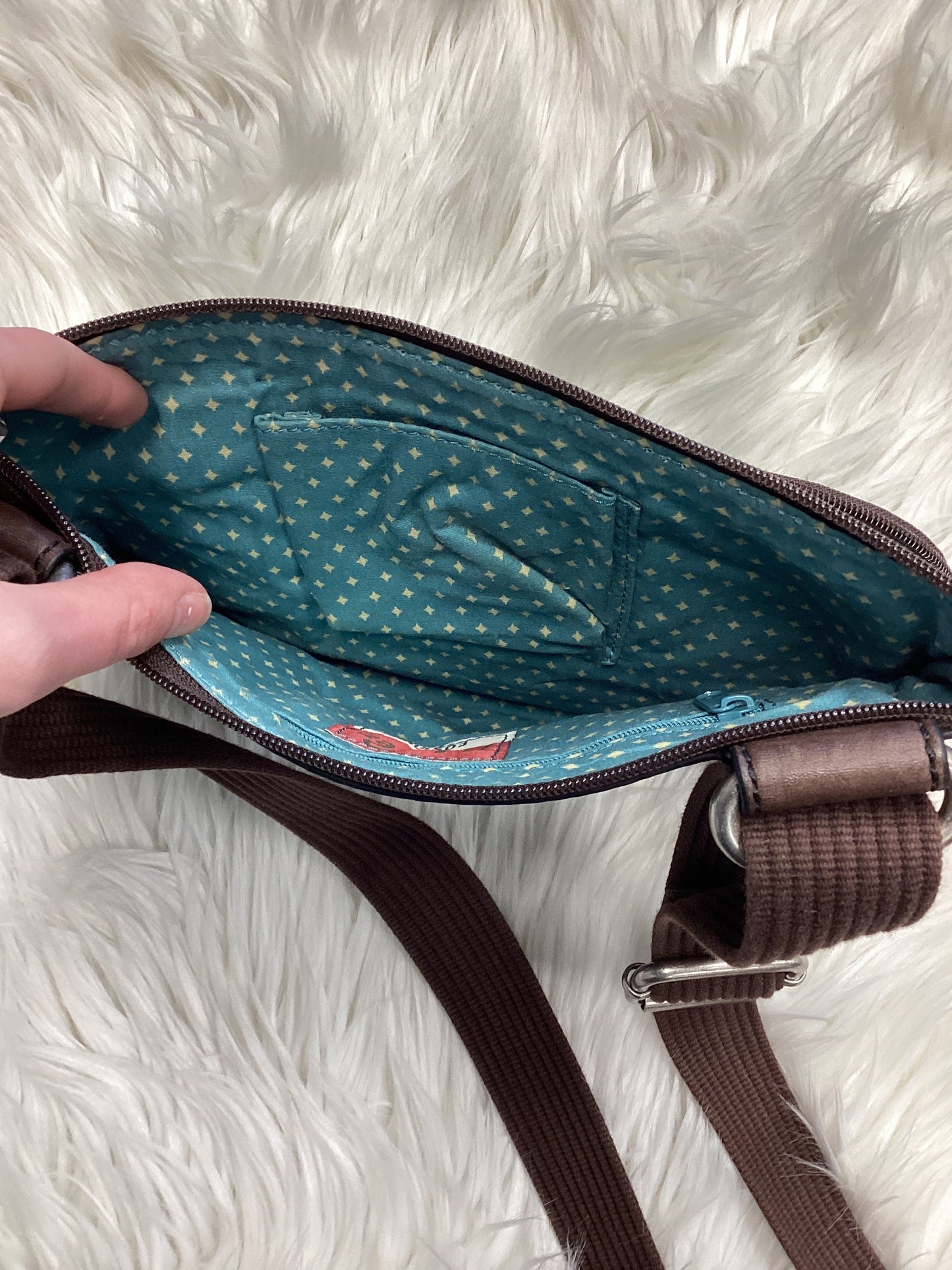 Handbag By Aldo In Cream, Size:Medium