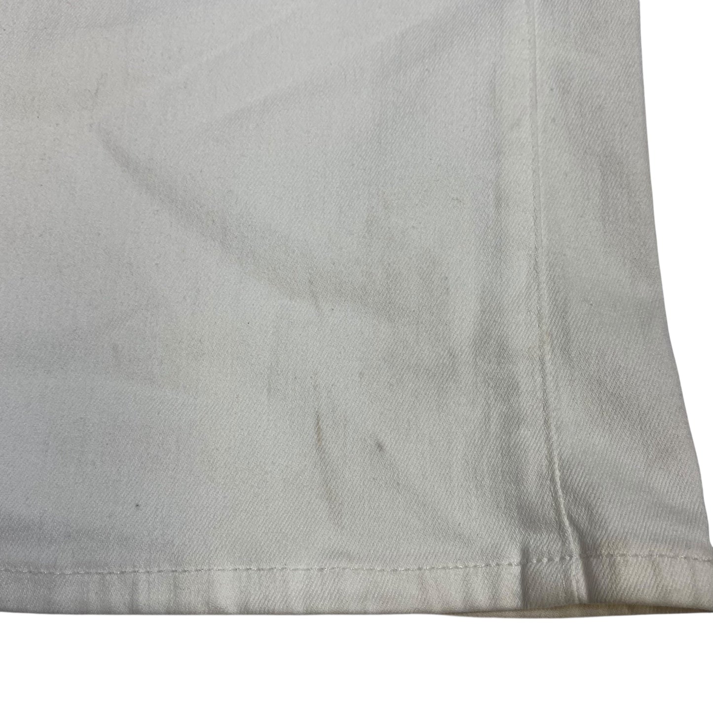 Jeans Designer By Adriano Goldschmied In Cream Denim, Size:12