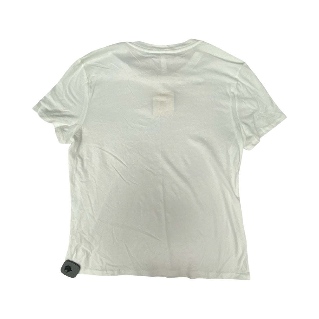 Athletic Top Ss By Fabletics In White, Size:M