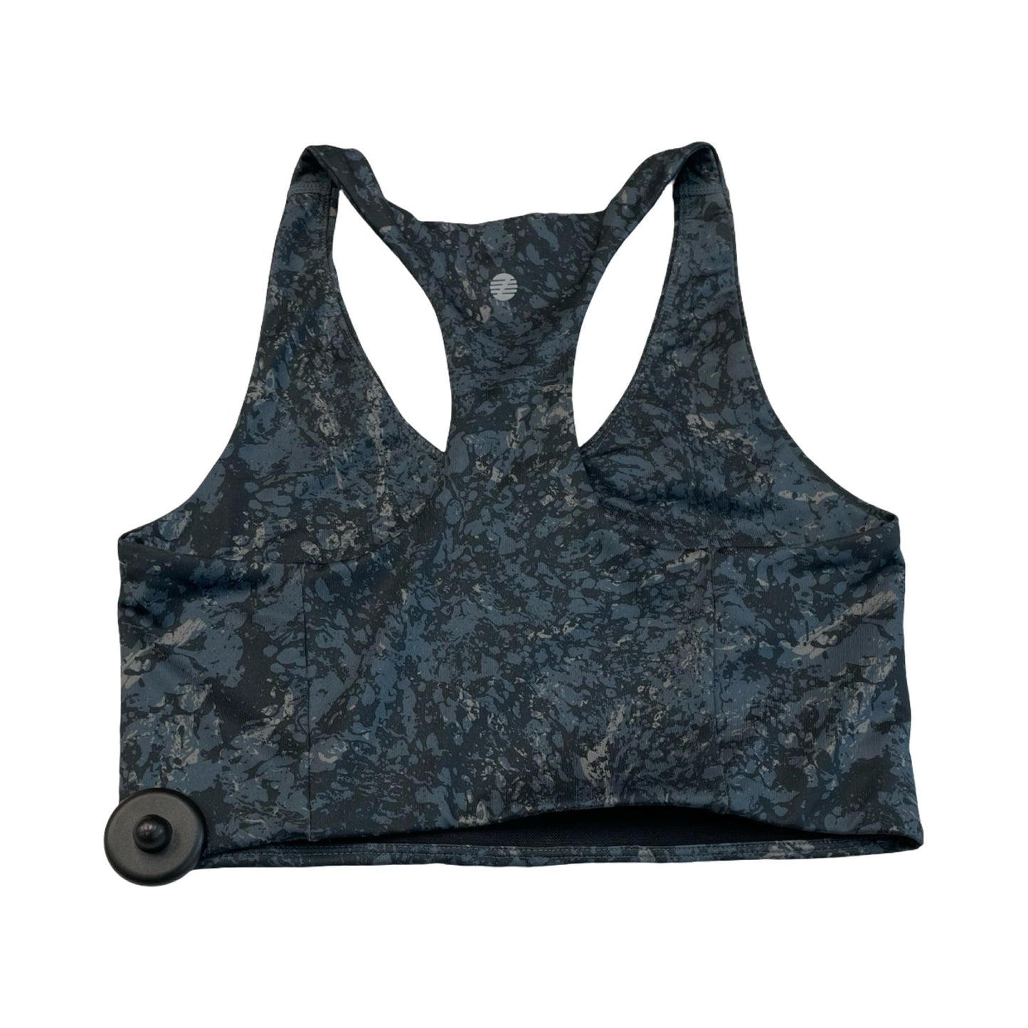 Athletic Bra By Zella In Blue & Grey, Size:M