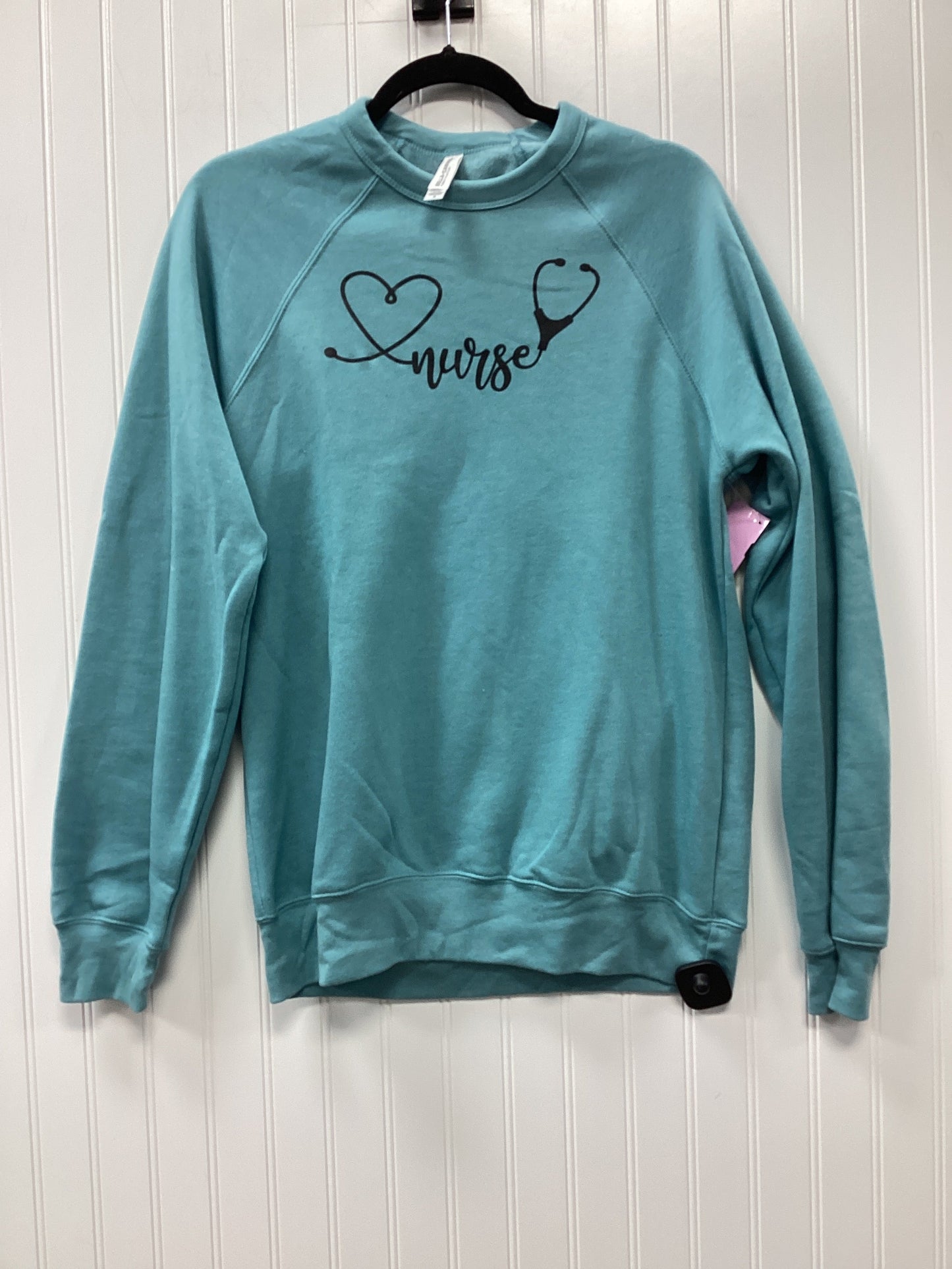 Top Ls By Bella + Canvas In Blue, Size:M