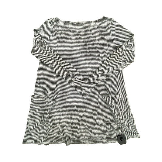 Top Ls Designer By Eileen Fisher In Striped Pattern, Size:Xs