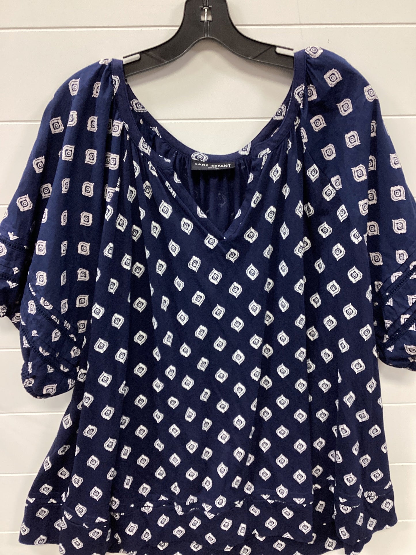 Top Ss By Lane Bryant In Navy, Size:4X
