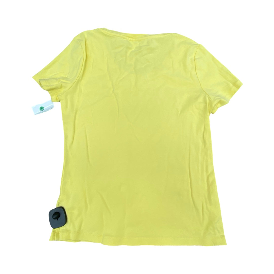 Top Ss By Tommy Hilfiger In Yellow, Size:L