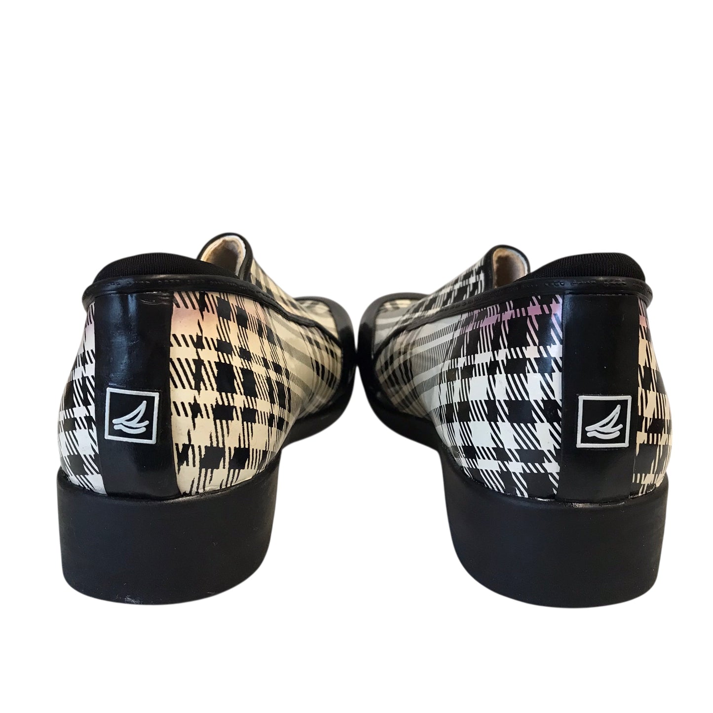 Shoes Flats By Sperry In Plaid Pattern, Size:8