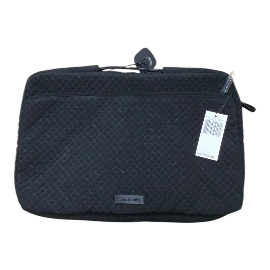 Laptop Sleeve By Vera Bradley In Black, Size:Large