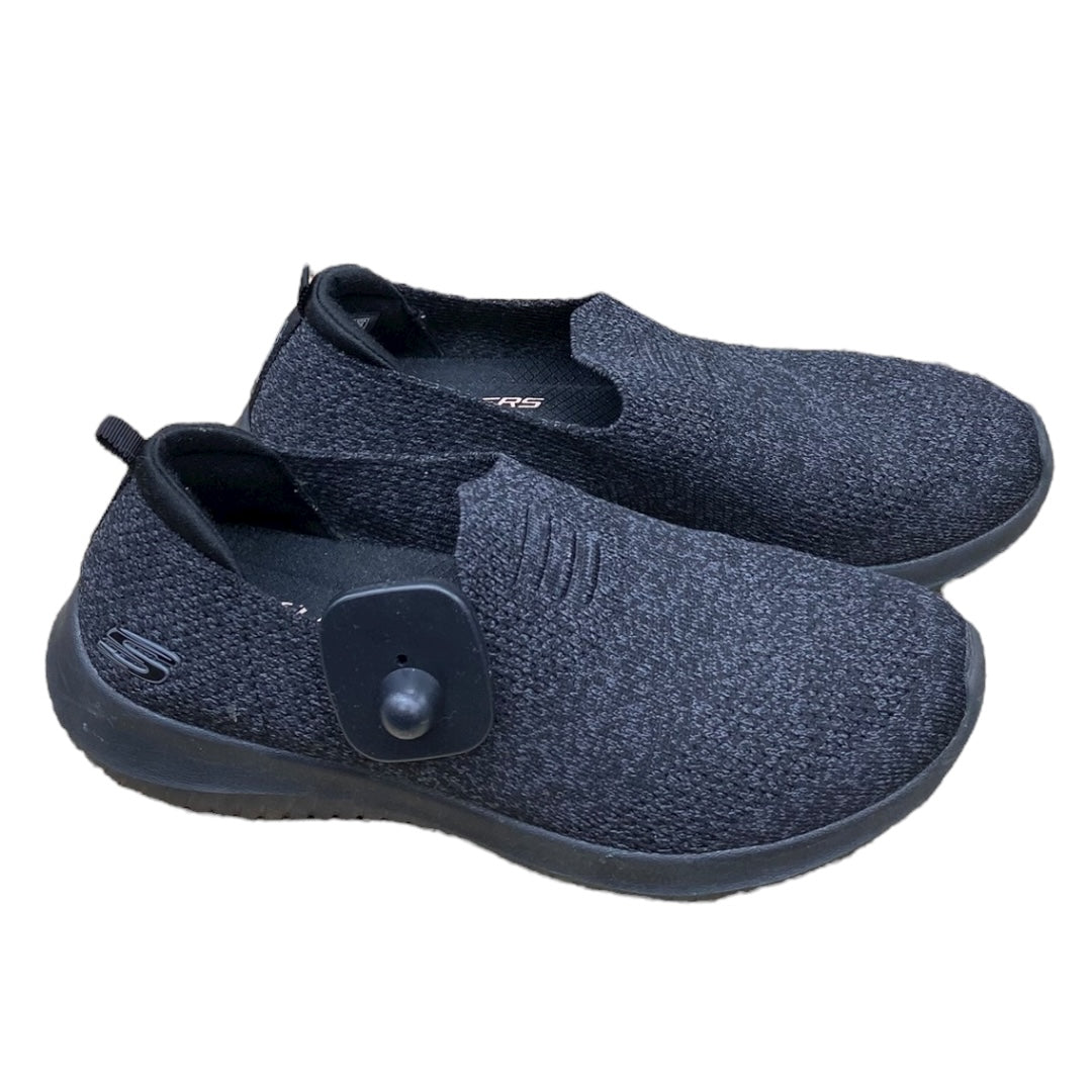 Sandals Heels Platform By Crocs In Black, Size:6