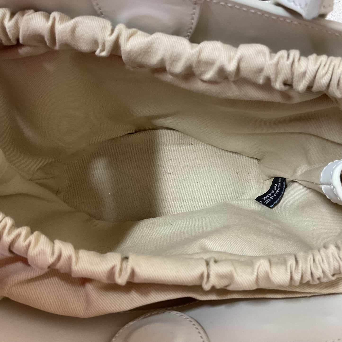 Handbag By Cma In White, Size:Medium