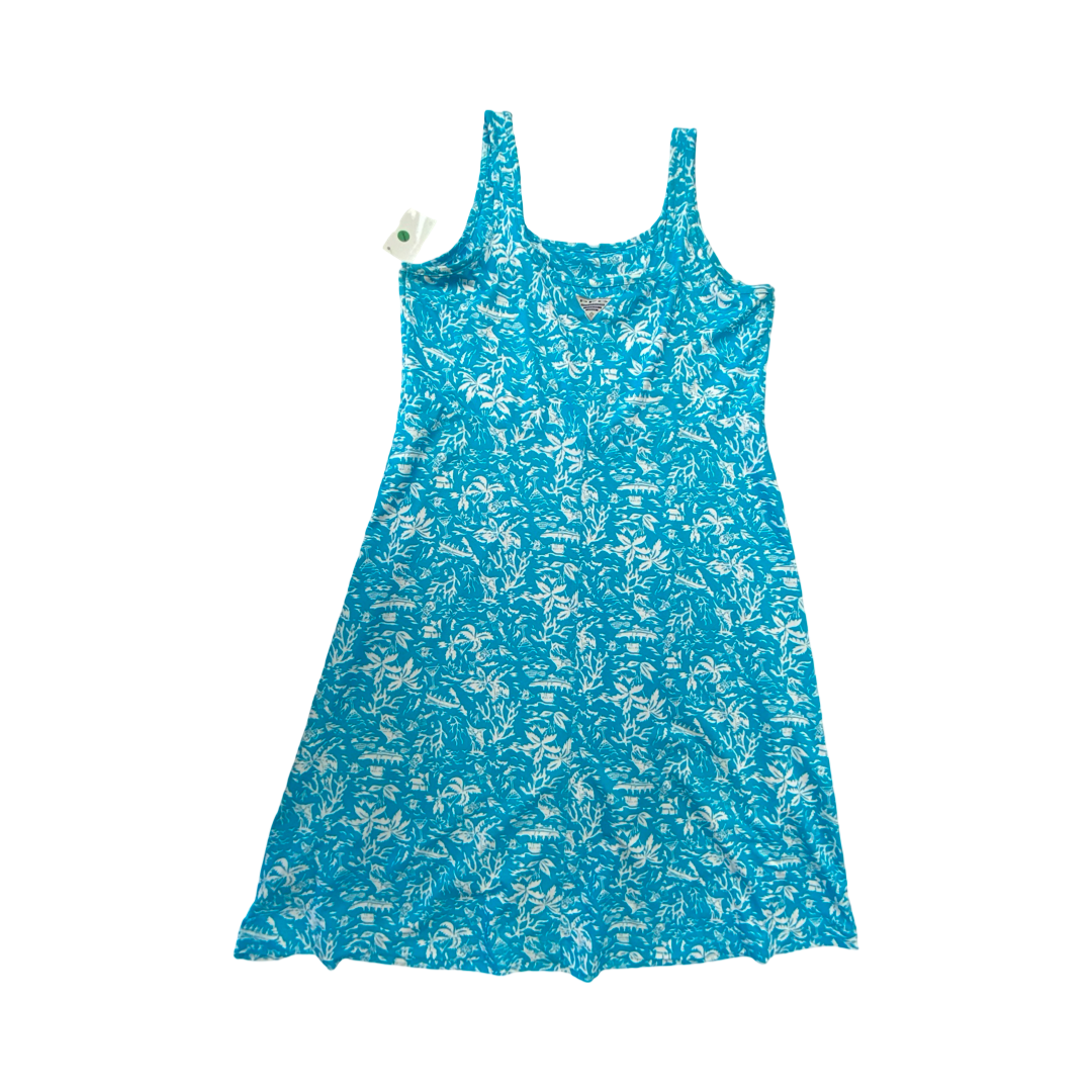 Athletic Dress By Columbia In Blue & White, Size:M