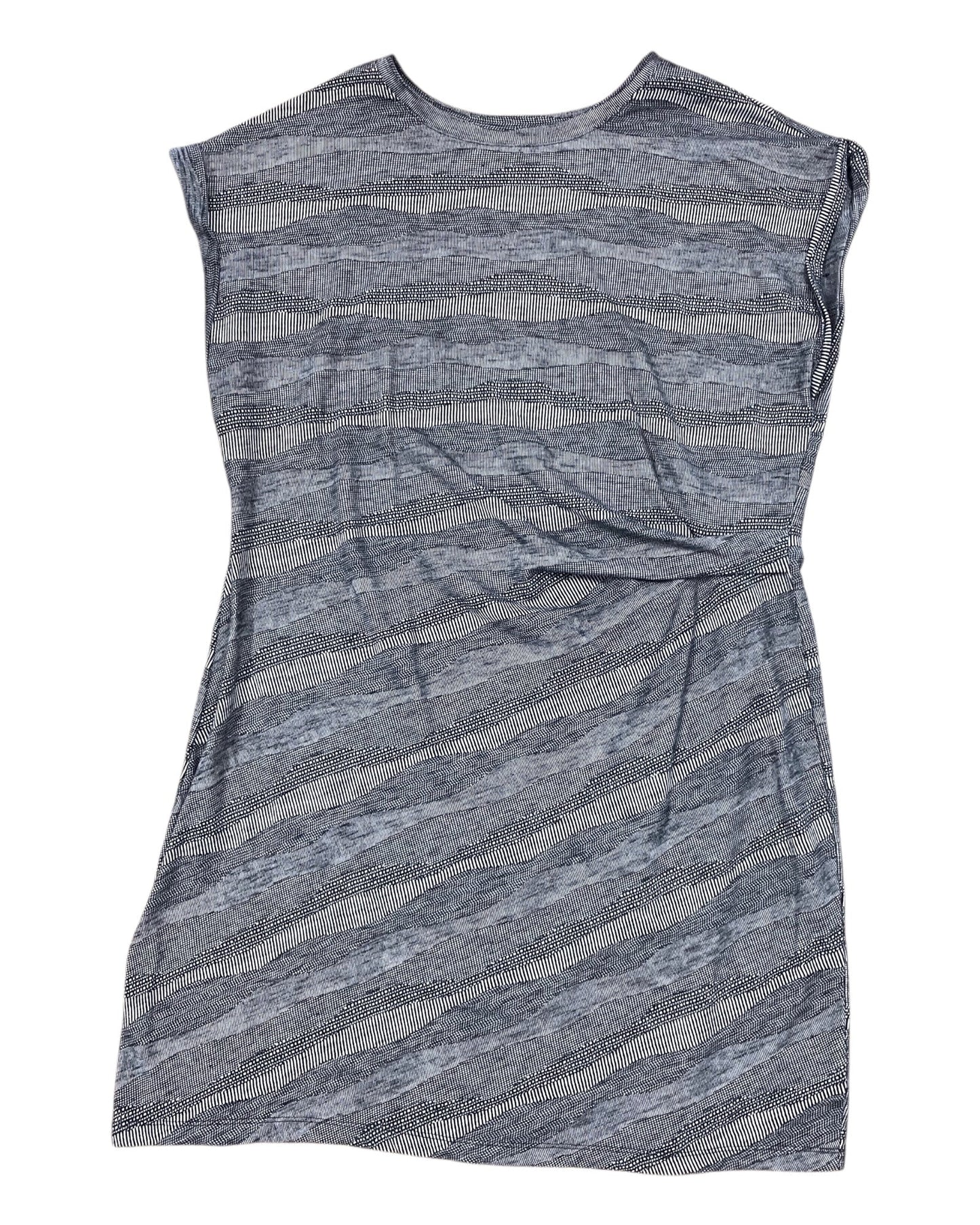 Dress Casual Midi By Time And Tru In Blue, Size:20