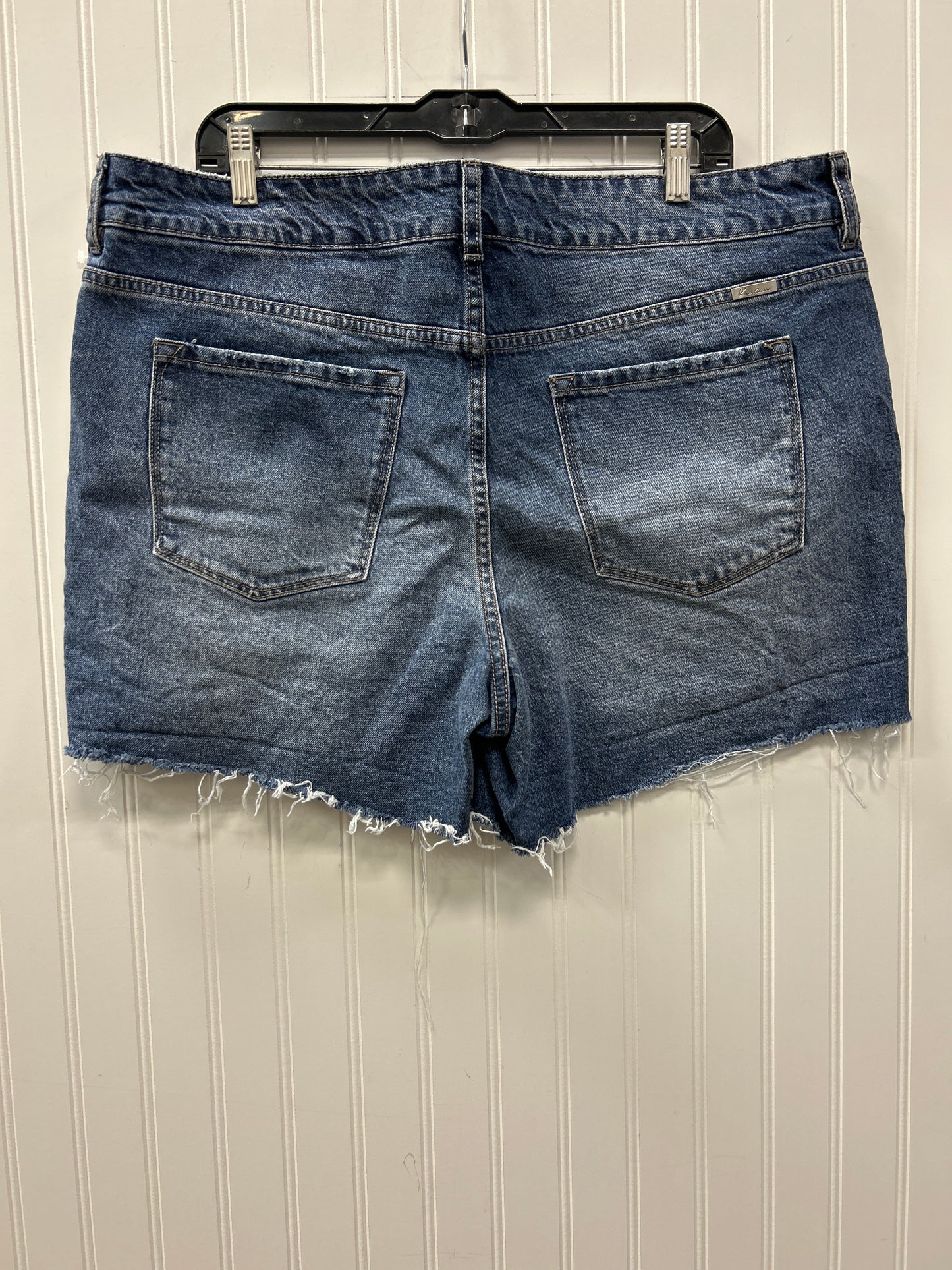 Shorts By Kancan In Blue Denim, Size:18