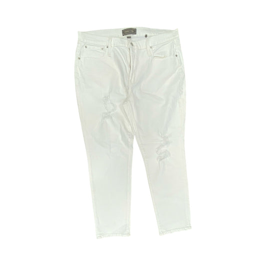 Jeans Boyfriend By Point Sur In White, Size:16