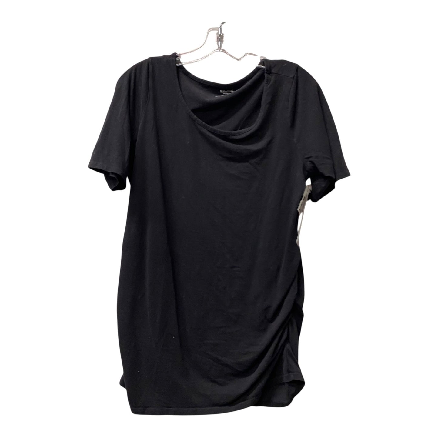 Mat Top Ss By Motherhood In Black, Size:L