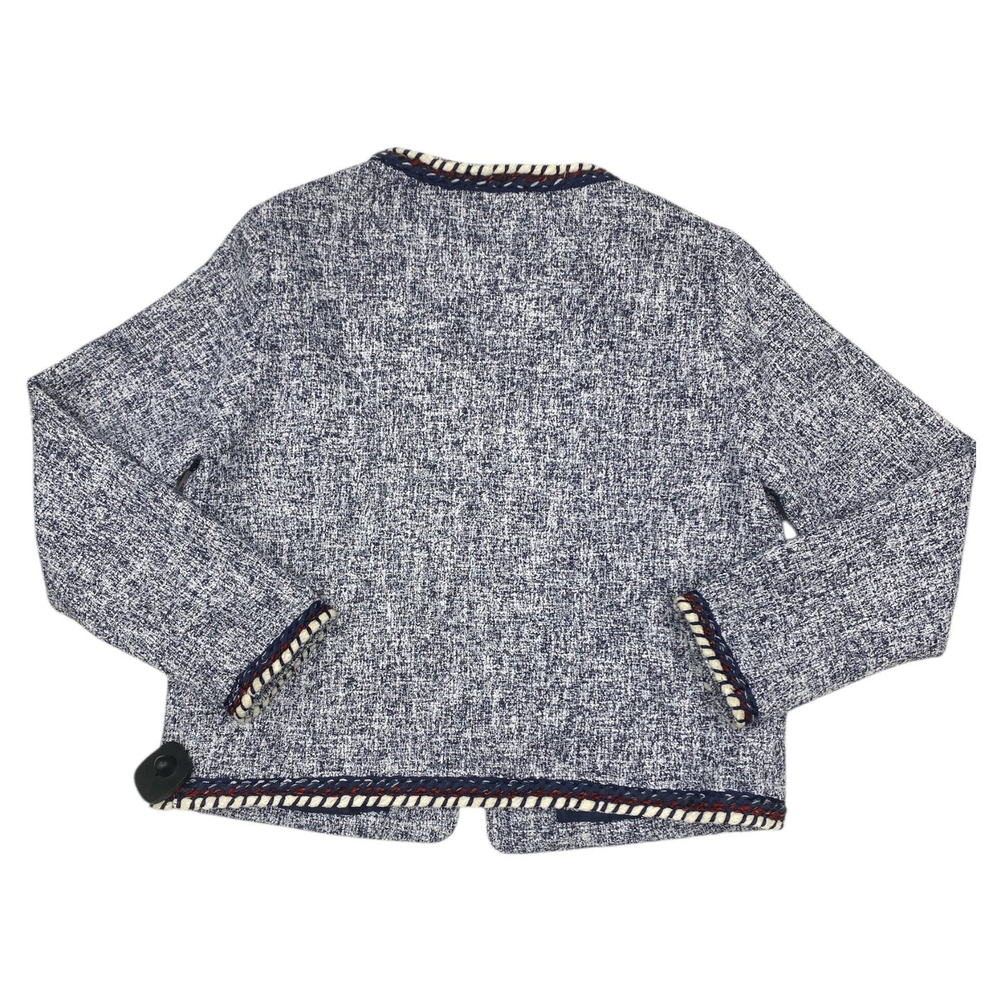 Blazer By Zara Basic In Blue Red & White, Size:L