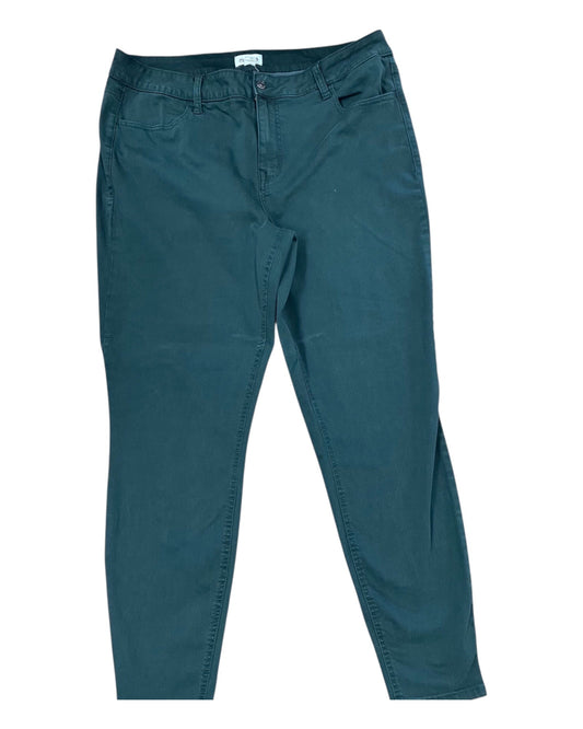Jeans Skinny By Maurices In Green, Size:Xl