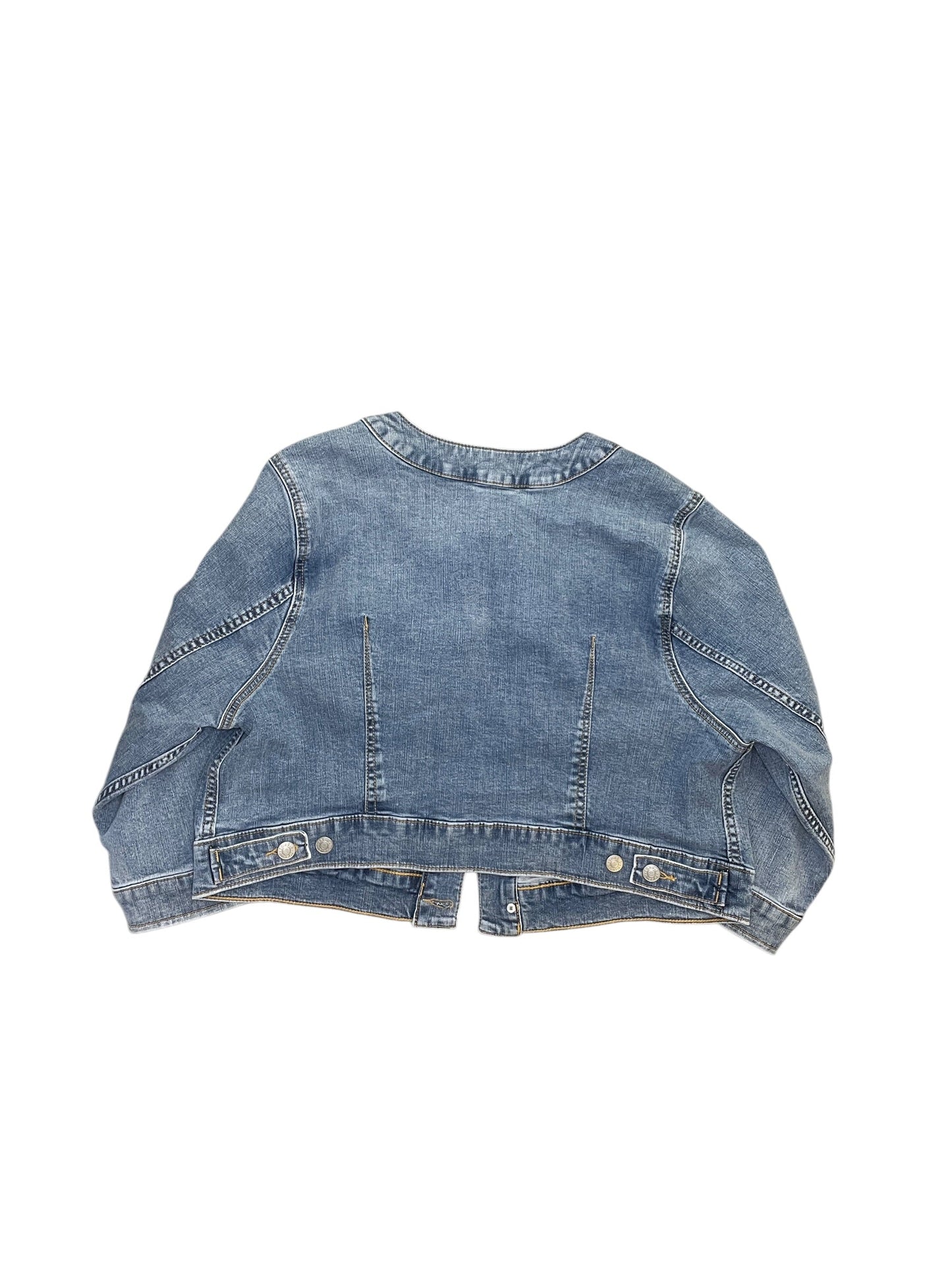 Jacket Denim By Torrid In Blue Denim, Size:M