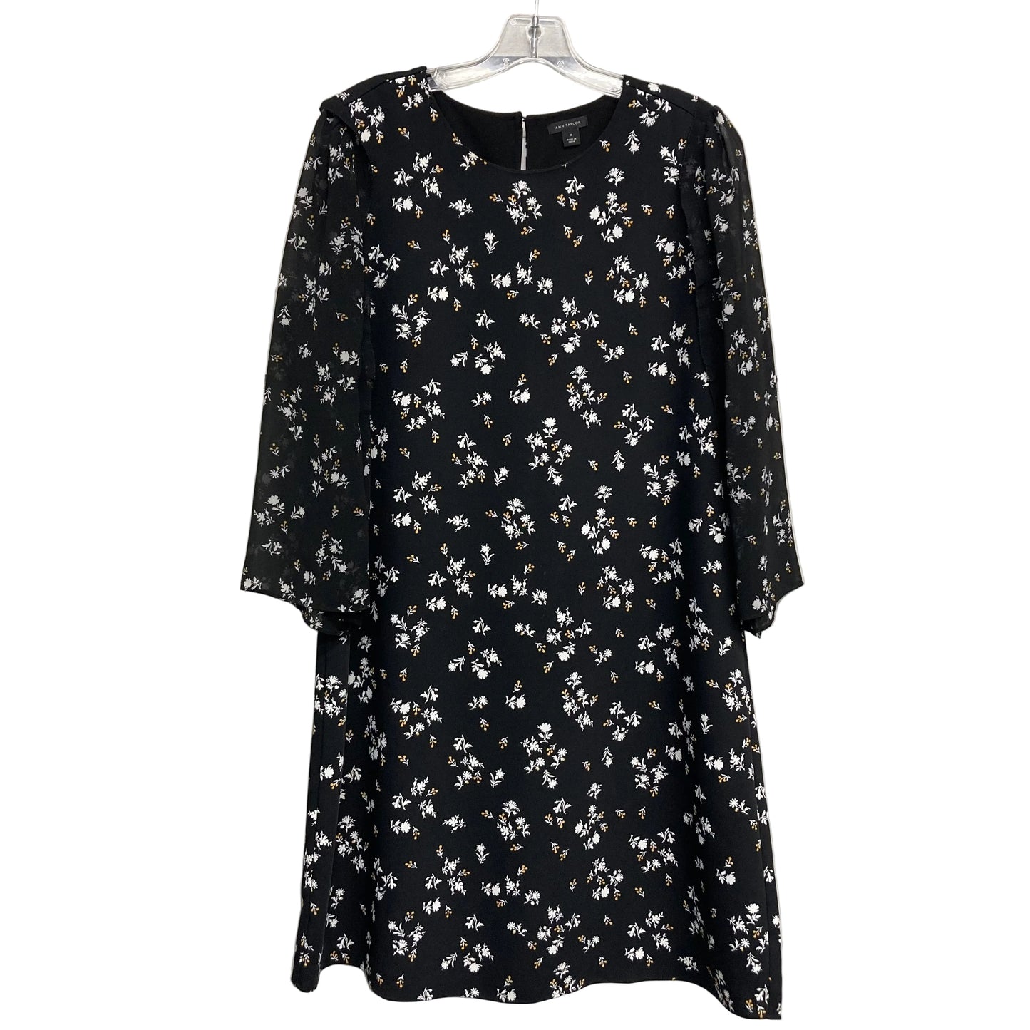 Dress Casual Short By Ann Taylor In Black & White, Size:M