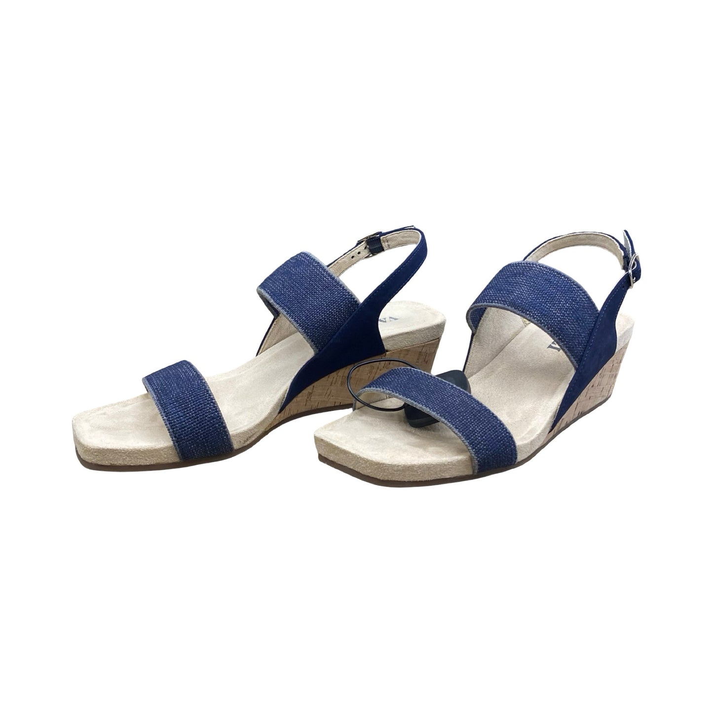 Shoes Heels Kitten By Vaneli In Blue, Size:9