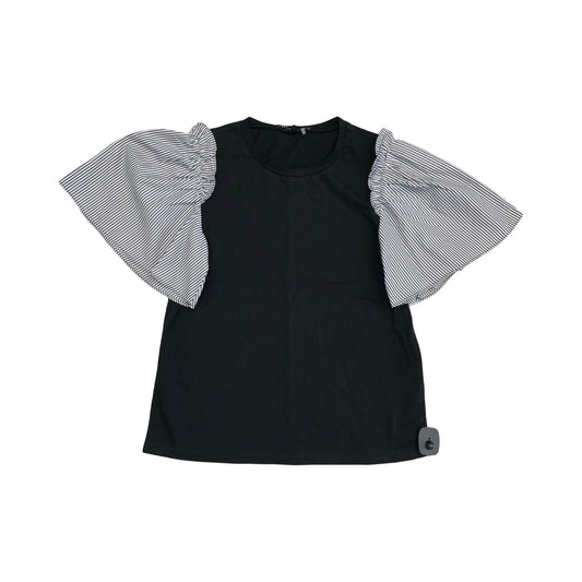Top Ss By English Factory In Black, Size:S