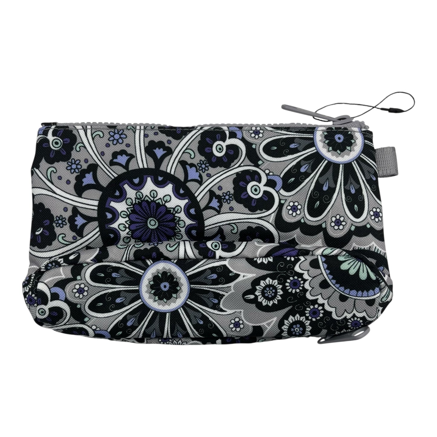 Makeup Bag By Vera Bradley In Grey & Purple, Size:Small
