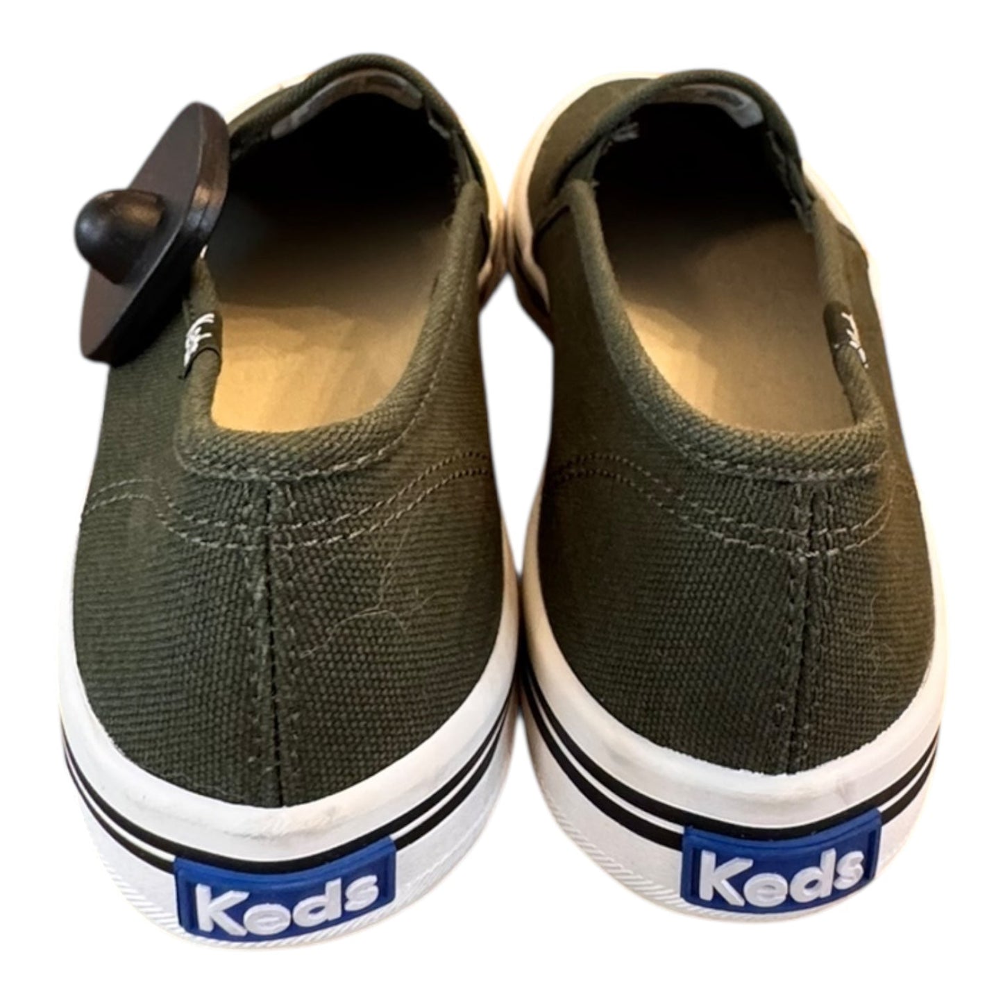 Shoes Sneakers By Keds In Green & White, Size:6