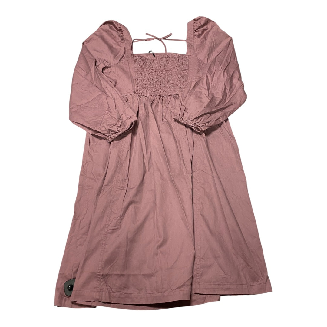 Dress Casual Short By Ava & Viv In Purple, Size:1X